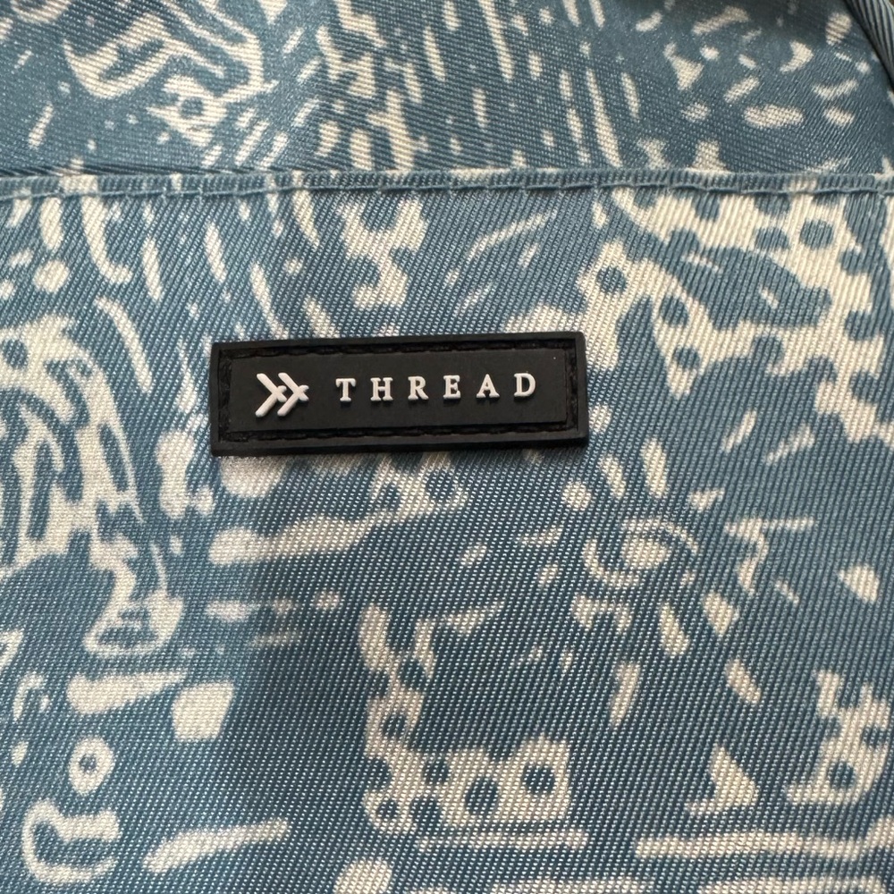 Thread Wallets Blue Patterned Crossbody Bag - image 7